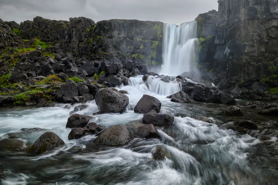 Thingvellir rift landscape on the Golden Circle