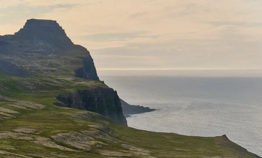 Remote Hornstrandir coastline and mountains for a custom Iceland journey