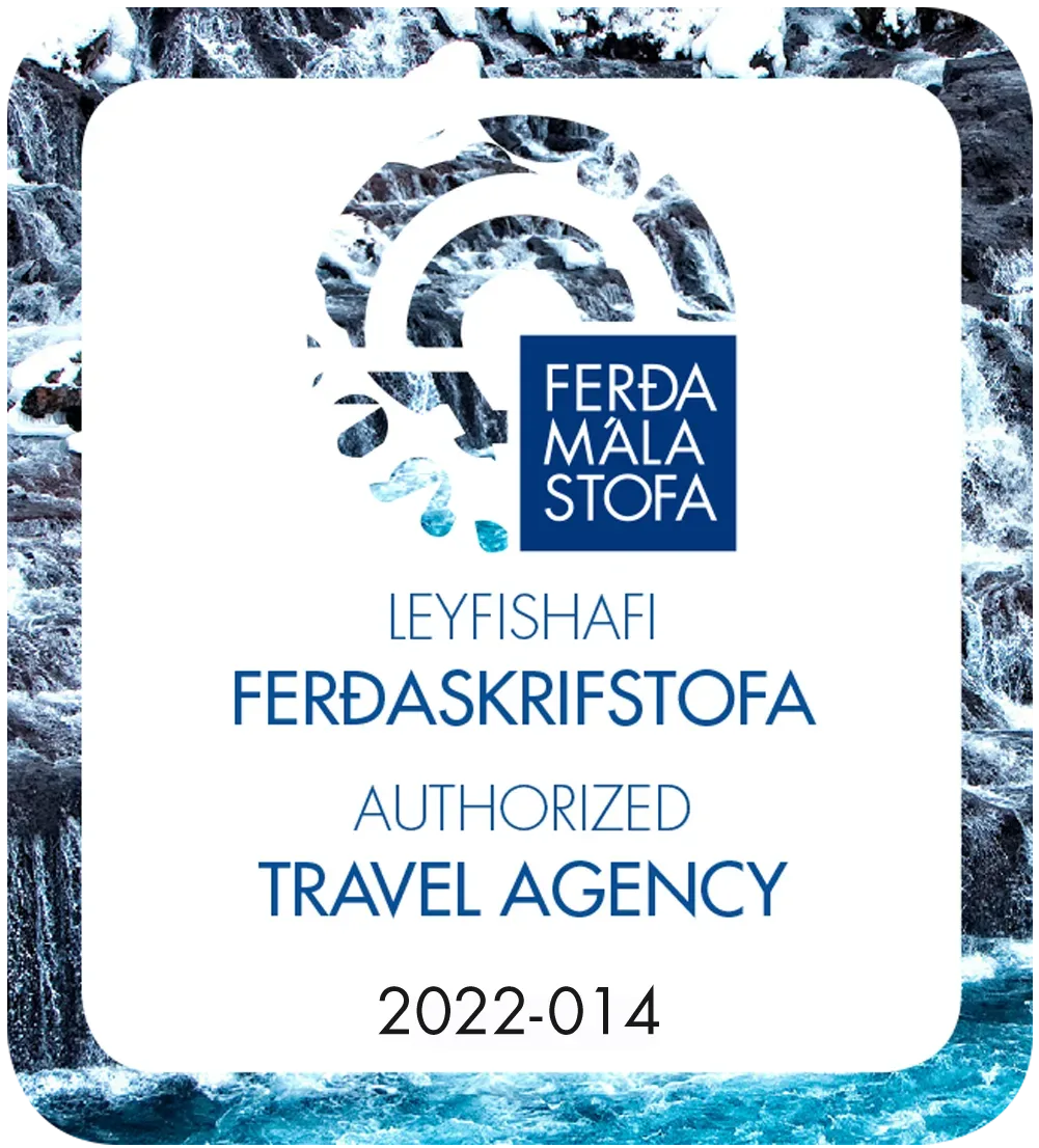 Icelandic official travel agency badge