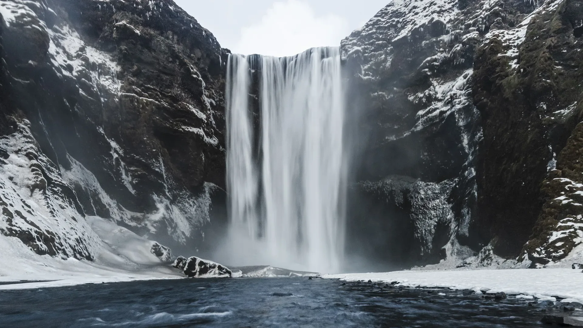 Superjeep parked near Reynisfjara black sand beach
